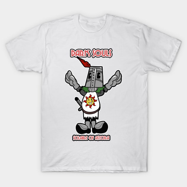 Solaire of Astora Cuphead Style! T-Shirt by Mustakro